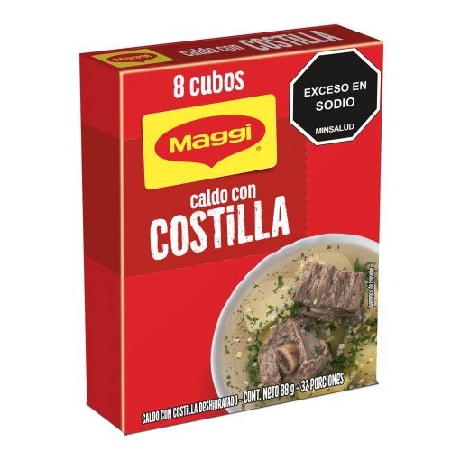 Caldo Maggi Costilla x 11 g 8 Cubos x 88 g