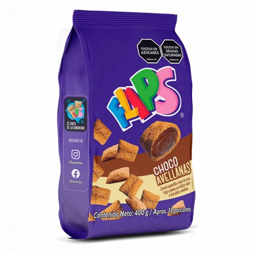 Cereal Flips Choco Avellanas und x 400 g