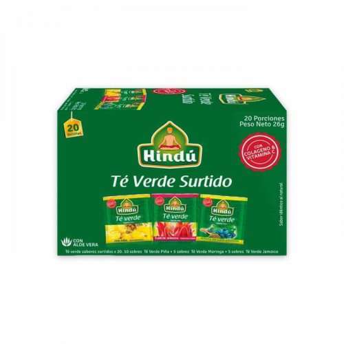 Te Hindu Verde Surtido x 20 und