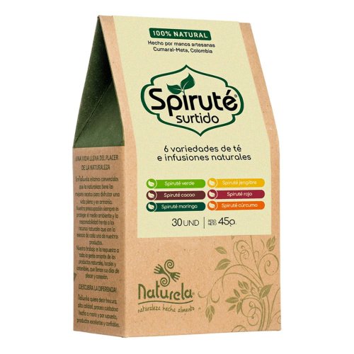 Té Spirute Naturela Surtido x 45 g
