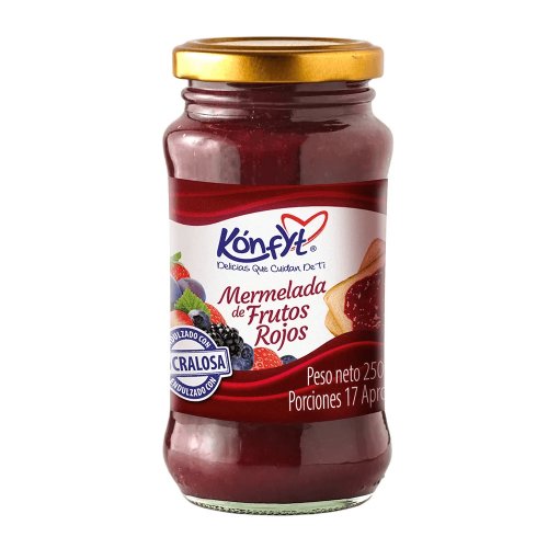 Mermelada Konfyt Frutos Rojos Frasco x 250 g