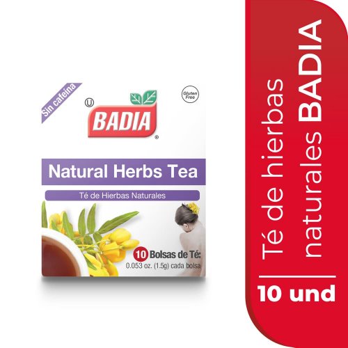 Te Badia De Hierbas Naturales x 10 Bolsas x 13 g