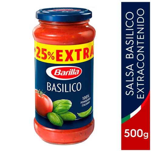 Salsa Barilla Basilico x 500 g