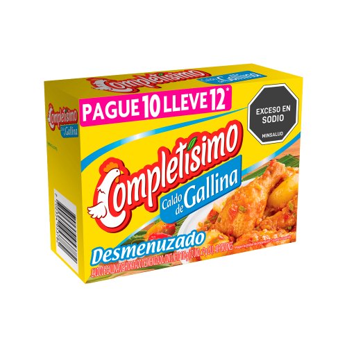Caldo Completisimo De Gallina Desmenuzado Pague 10 Lleve 12