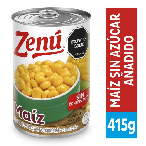 Maíz Dulce Zenú Lata x 415 g