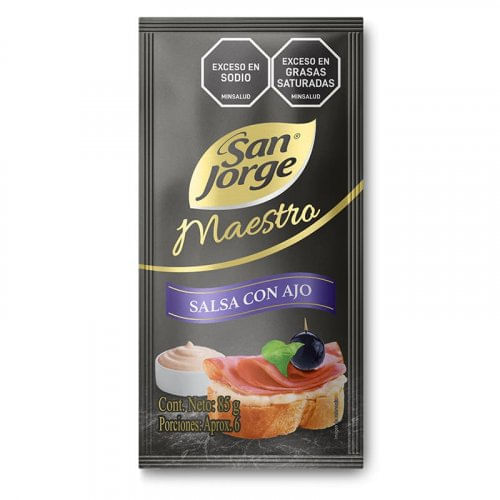 Salsa San Jorge Maestro Con Ajo x 85 g