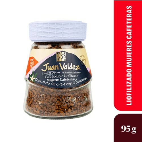 Cafe Juan Valdez Liofilizado Mujeres Cafeteras x 95 g