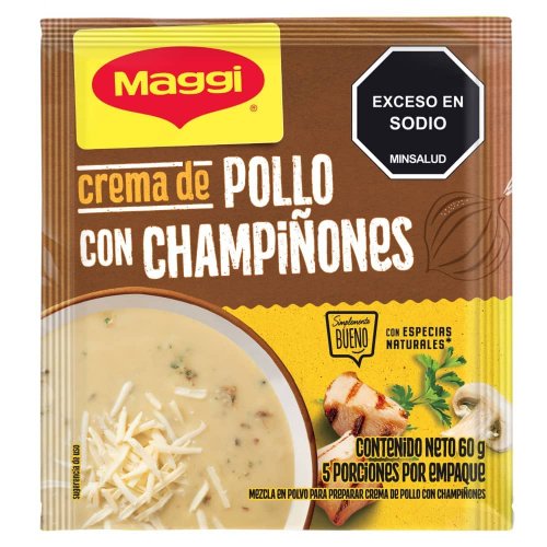 Crema Maggi Pollo Con Champinones x 60 g