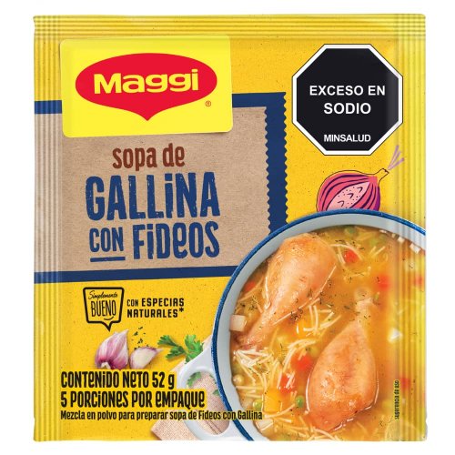 Sopa Maggi Gallina Con Fideos x 52 g