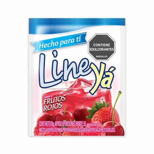 Instantáneo Lineya Frutos Rojos 1.5 Litros Sobre x 10 g