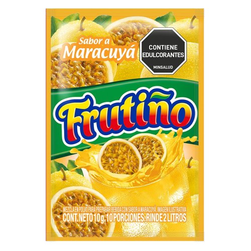 Fresco Frutiño Maracuyá 2 Litros Sobre x 10 g