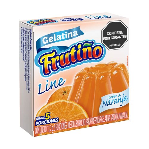Gelatina Frutiño Line Naranja x 11.2 g