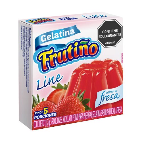 Gelatina Frutiño Line Fresa x 11.2 g