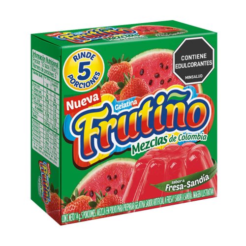 Gelatina Frutiño Fresa Sandia x 14 g