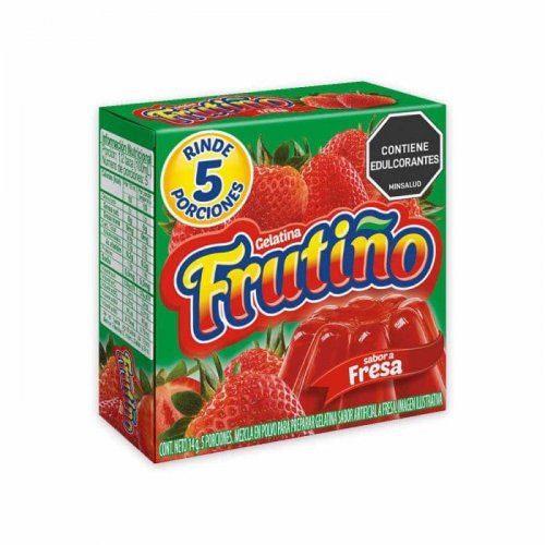 Gelatina Frutiño Fresa x 14 g