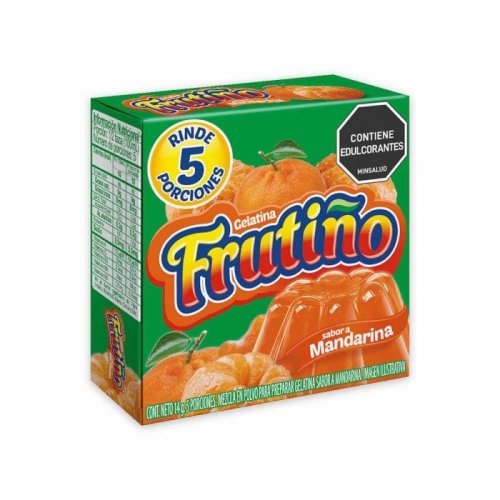 Gelatina Frutiño Mandarina x 14 g