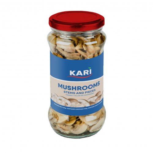 Champinones Kari Frasco Vidrio x 180 g