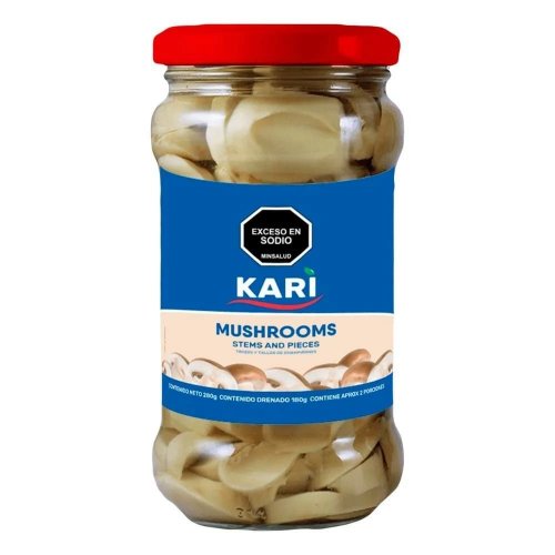 Champinones Kari Frasco De Vidrio x 280 g