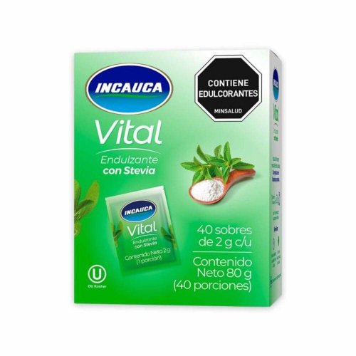 Endulzante Incauca Vital 40 Sobres x 80 g