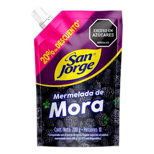 Mermelada San Jorge Precio Especial Mora x 200 g