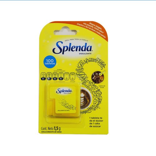Endulzante Splenda Tabletas x 100 und x 1.5 g