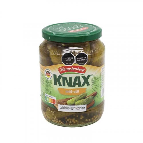 Pepinillos Hengstenberg Agridulces Frasco x 670 g