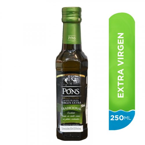 Aceite Oliva Pons Extra Virgen Tradiciónal x 250 ml