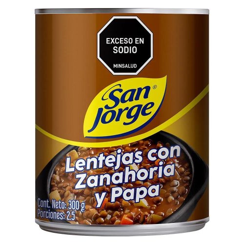 Lenteja San Jorge Con Zanahoria Y Papa Lata x 300 g