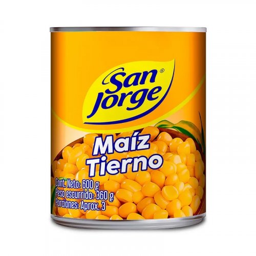 Maiz Tierno San Jorge Lata x 600 g