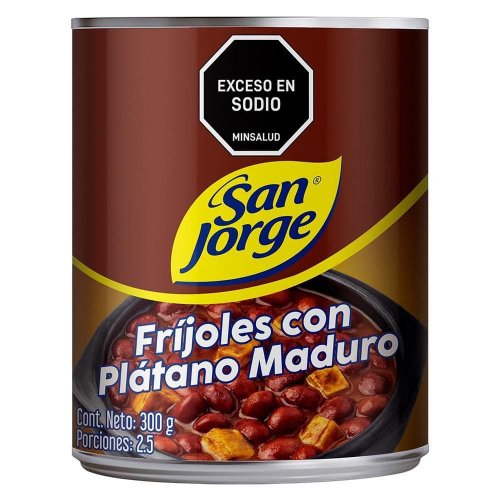 Frijoles San Jorge Con Platano Maduro x 300 g