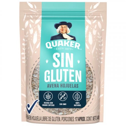 Avena Quaker Hojuelas Sin Gluten x 400 g