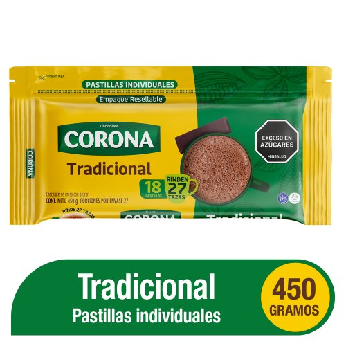 Chocolate Corona Tradicional x 450 g