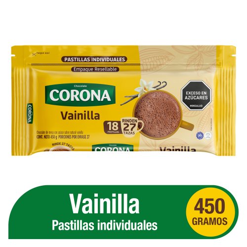 Chocolate Corona Vainilla x 450 g
