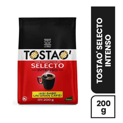 Café Tostao Selecto Intenso x 200 g