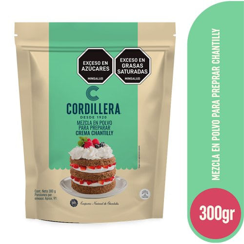 Mezcla Para Chantilly Cordillera Polvo x 300 g