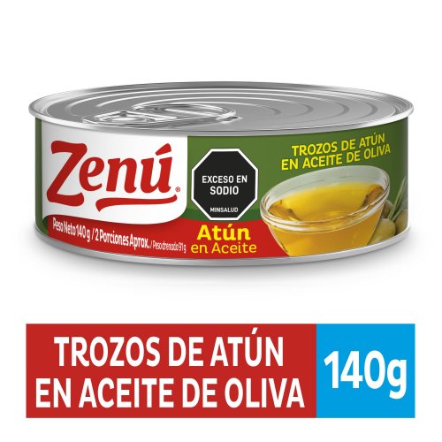Trozos De Atun Zenu Aceite De Oliva x 140 g