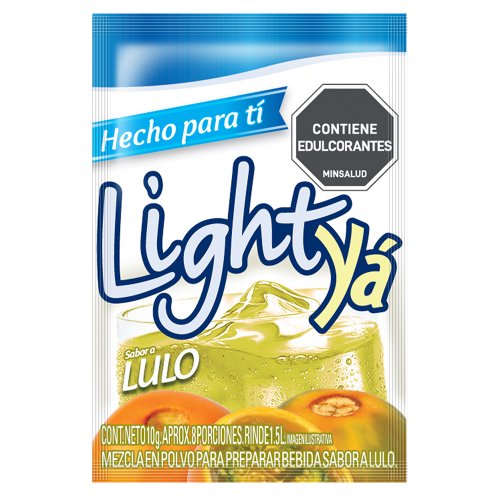 Instantaneo Light Ya Lulo 1.5 Litros Sobre 10 g