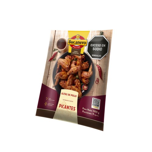 Alitas De Pollo Bucanero Picantes 900 g