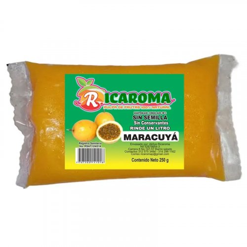 Pulpa Ricaroma x 250 g Maracuya