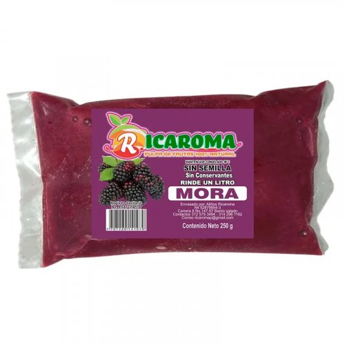 Pulpa Ricaroma x 250 g Mora