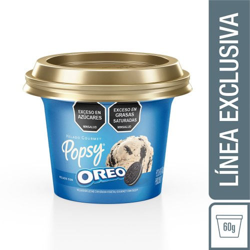 Helado Popsy Vasito Oreo 60 g