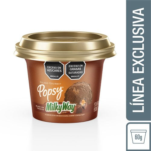 Helado Popsy Vasito Milky Way 60 g