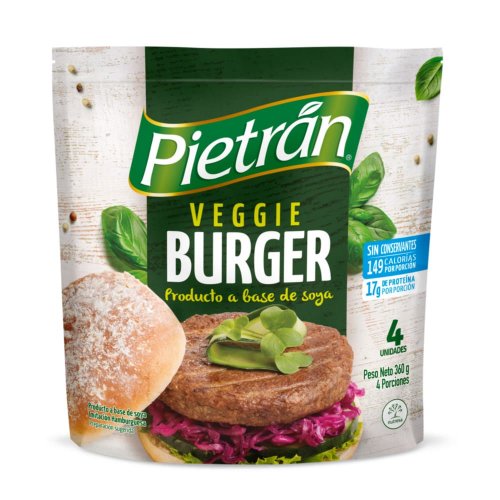 Veggie Burguer Pietran De Soya x 4 und