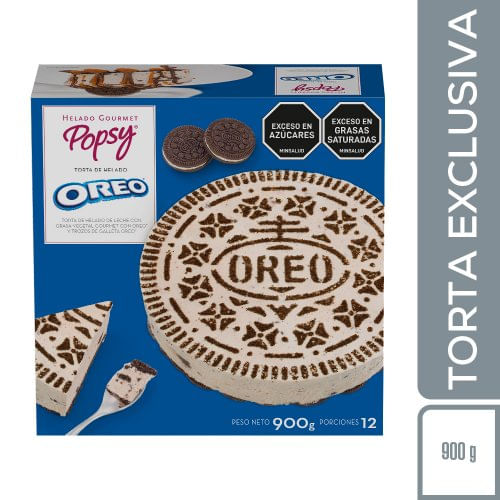 Torta Helado Popsy Oreo Gourmet x 900 g