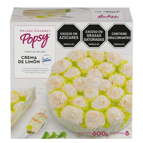 Torta Helado Popsy Crema Limón x 600 g