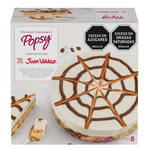 Torta Helado Popsy Juan Valdez x 600 g
