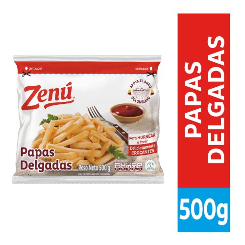 Papas Delgadas Zenu x 500 g