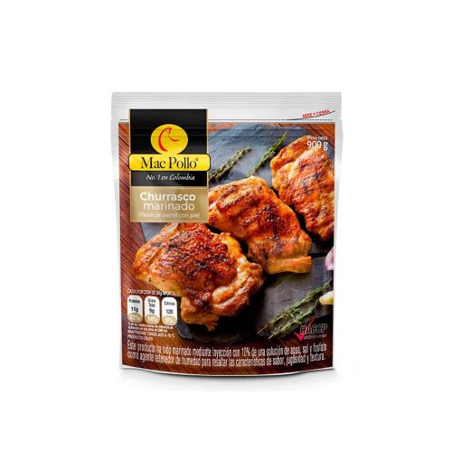Churrasco Mac Pollo Congelado 900 g