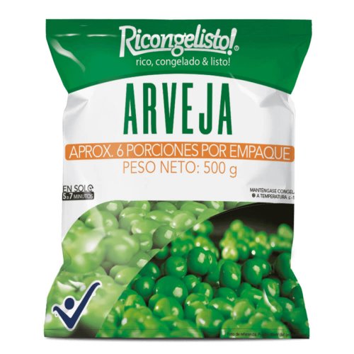 Arveja Ricongelisto Verde x 500 g