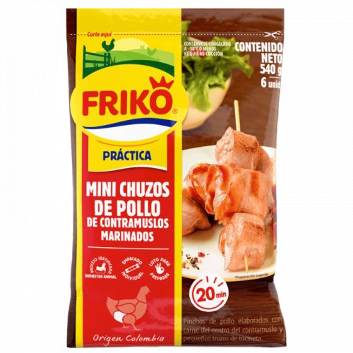 Minichuzo Friko De Contramuslos Congelado Bolsa x 6 und x 540 g